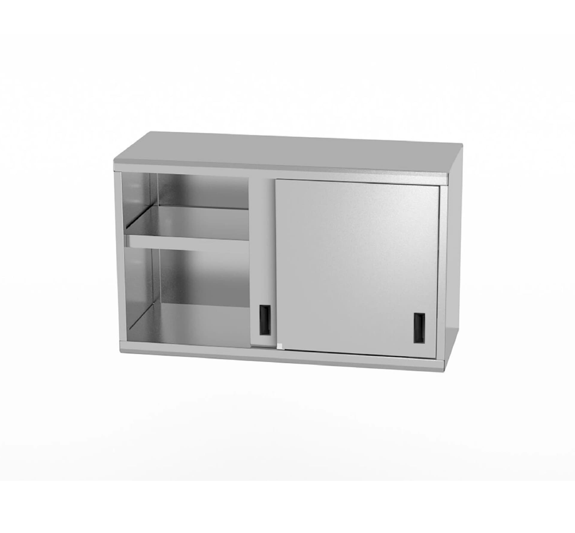 Шафа-купе підвісна з розсувними дверима 1000x400x (H) 601 814185 Hendi Stainless steel - зображення 1