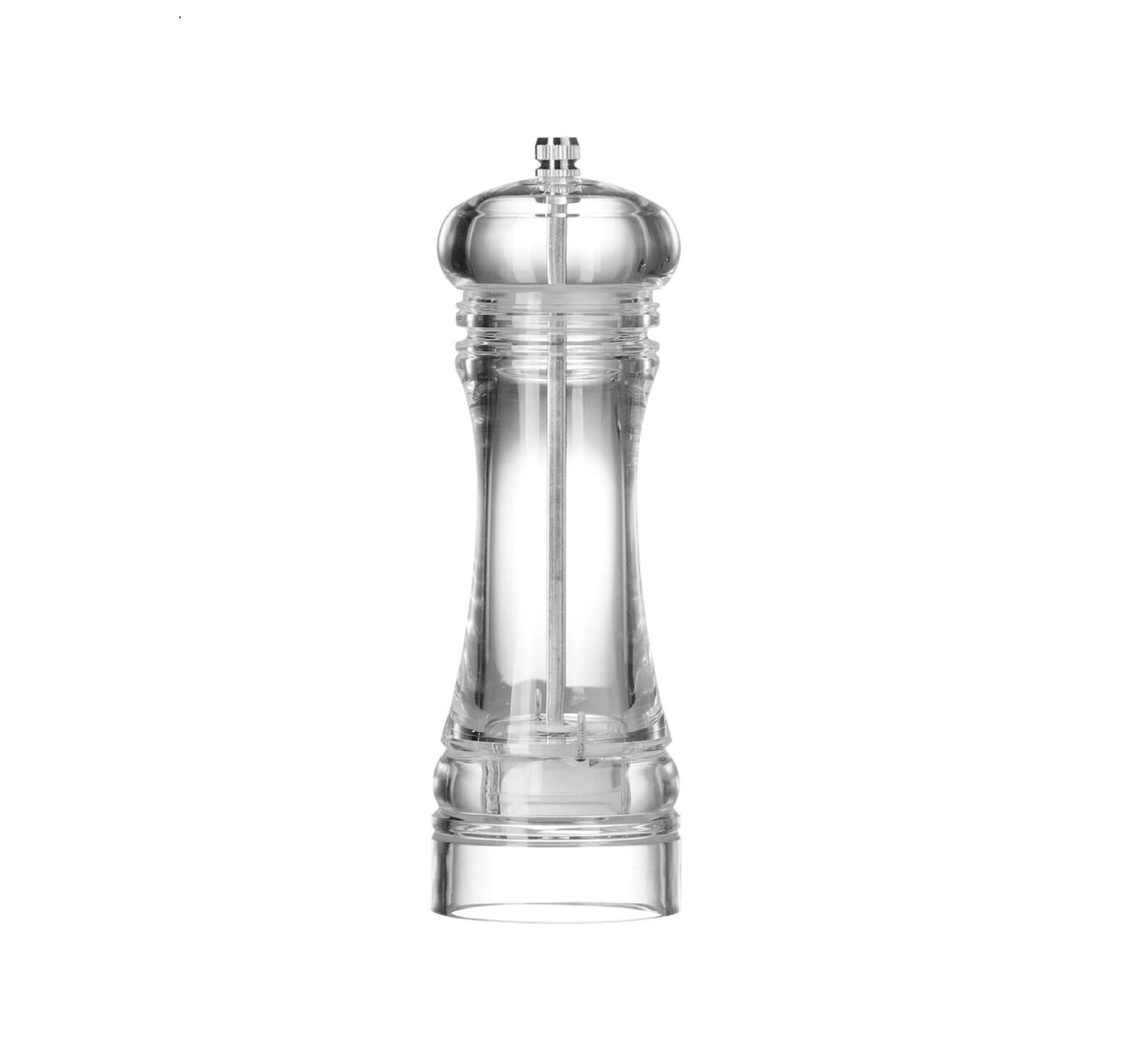Акриловий млин для перцю, HENDI, прозорий, ø60x(H)215 мм 469668 Hendi 18/10 Stainless steel;PMMA (plexiglass) - зображення 1