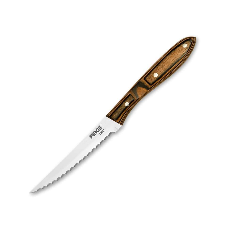 Ніж для стейку ELITE, 110мм, дерево PRG41087-00 Pirge Коричневий - зображення 1