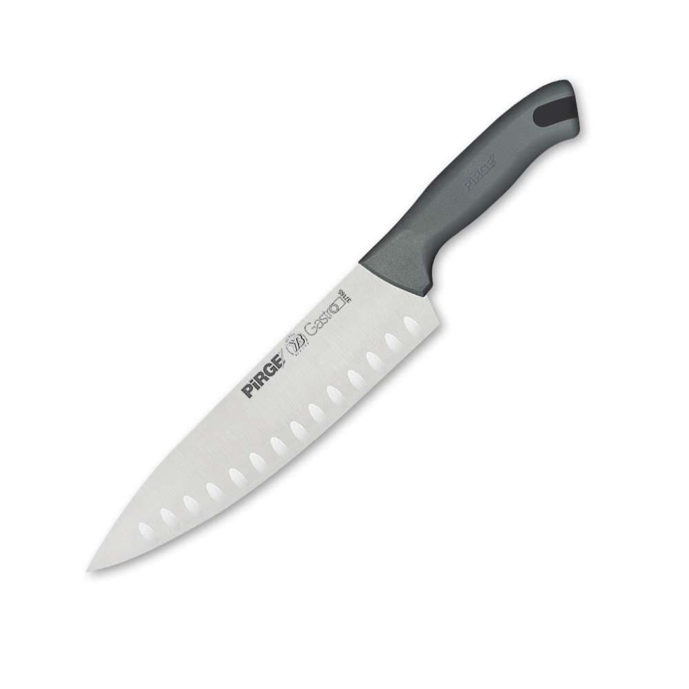 Ніж кухарський GASTRO Hollow 230 мм, сірий PRG37166-11 Pirge Сірий - зображення 1
