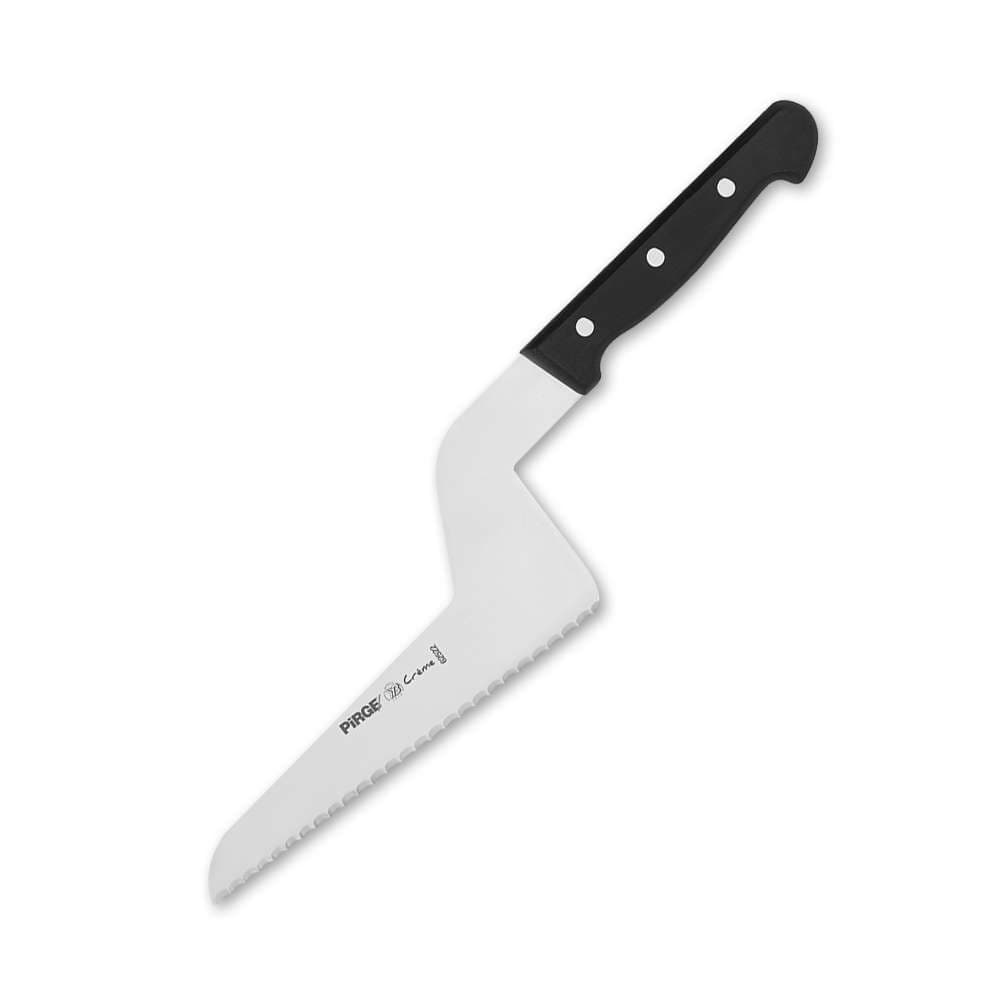 Ніж для кондитерських виробів, зубчастий CREME, 220мм, чорний PRG62522-01 Pirge Чорний - зображення 1