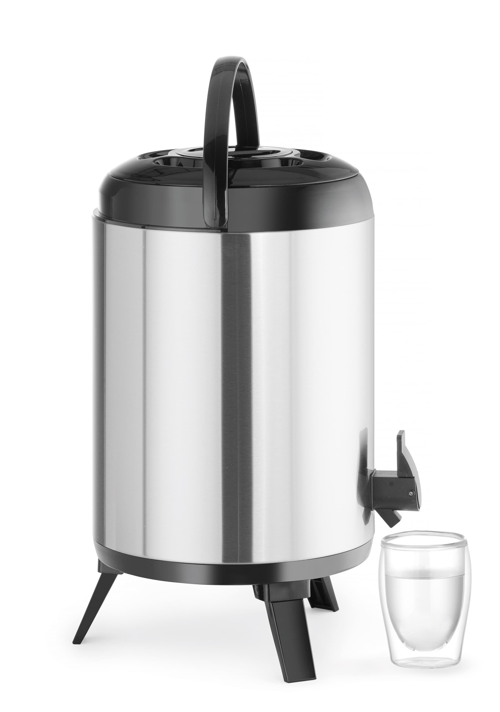 Термос для напоїв, 10л, ø226x(H)360мм, з краном 425336 Hendi Stainless steel;18/10 Stainless steel - зображення 1