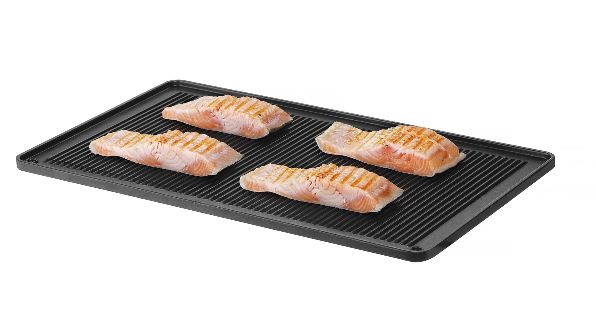 Плита для гриля, ребриста CONVECTOMAT GRILLPLATE, GN 1/1, 530x325x(H)15мм 808825 Hendi Aluminium - зображення 1
