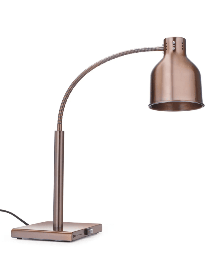 Лампа для підігріву страв, мідна, гнучка, 220-240В/250Вт, 268x200x(H)660мм 273753 Hendi - зображення 1