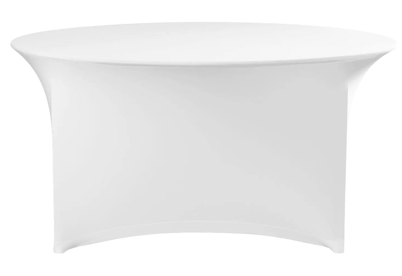 Скатертина, кругла для стола 810996, Білий, ⌀1500x(H)760мм 814512 Hendi - зображення 1