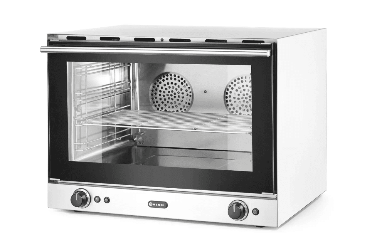 Конвекційна духова шафа зі зволоженням H100S, HENDI, GN 1/1, 230В/3500Вт, 699x608x(H)550мм 229873 Hendi