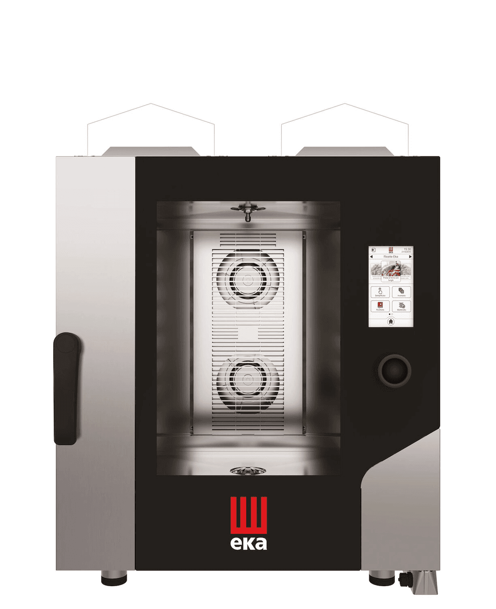 Пароварка конвекційна з бойлером Millenial Touch Screen Gastro 7x GN 1/1, електрична, з автоматичною системою очищення, Tecnoeka, 400В/15000Вт, 730х784х(В)850мм MKF711VTS Hendi