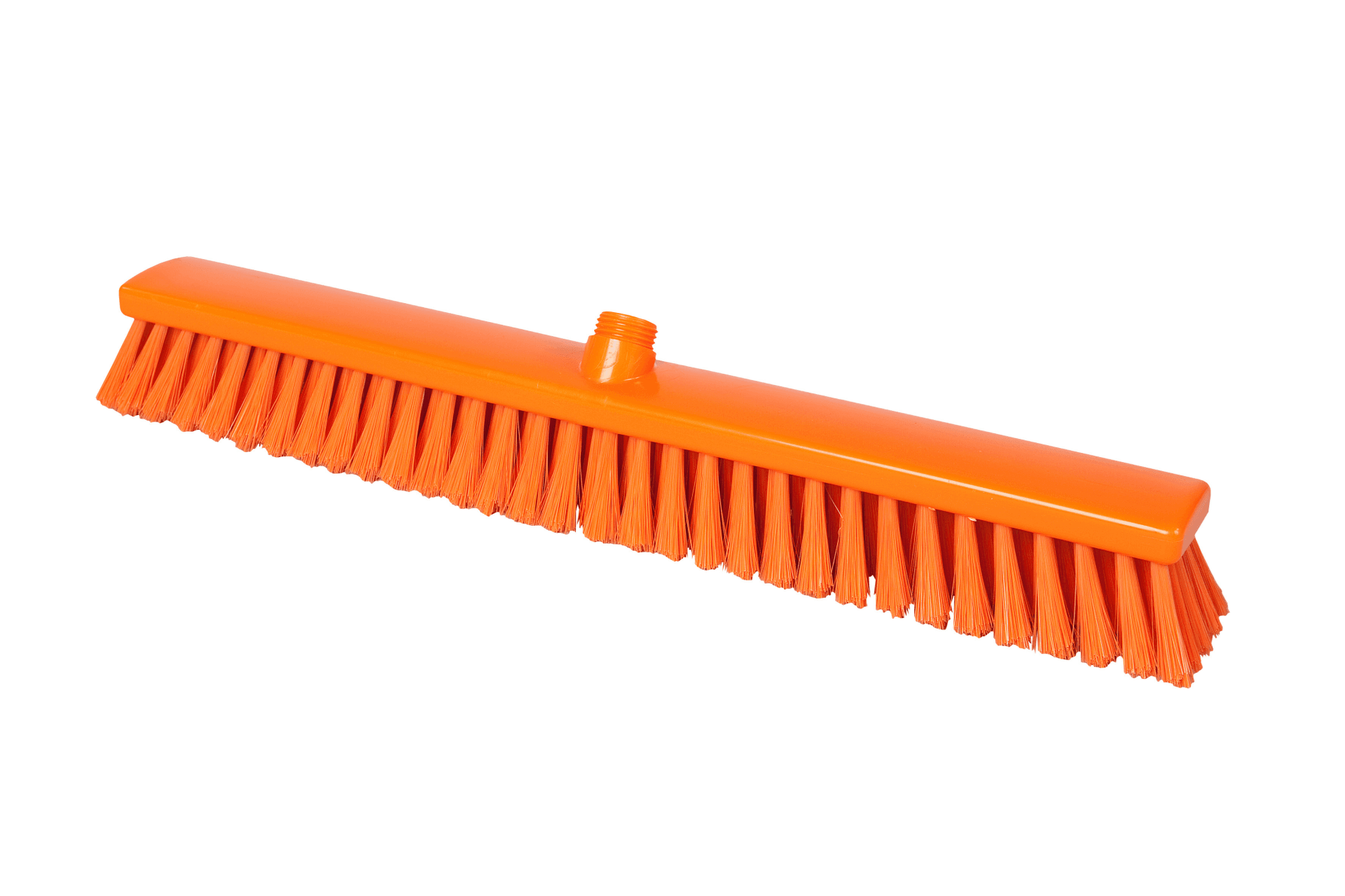 Щітка-мітла підмітальна FBK 600х60 мм середньої жорсткості поліестер помаранчева 47136