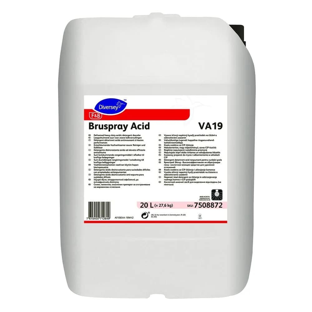 Кислотний засіб Diversey Bruspray Acid VA19, 20 л - зображення 1
